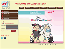Tablet Screenshot of cardsnsuch.com.sg